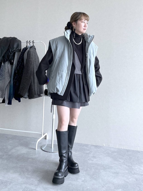 セール】ウールライクレイヤーミドルジャケット(HARE)（テーラード