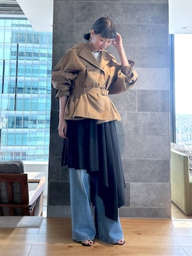 「アイテム（ワンピース）」を使った、inhhhan®さん（レディース・165cm）の夏コーディネート