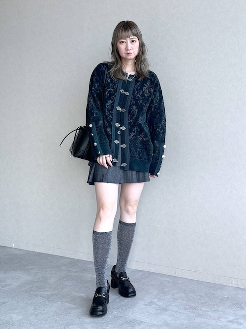 セール】2Pメランジショートジャケット＊スカパン(HARE)（セットアップ