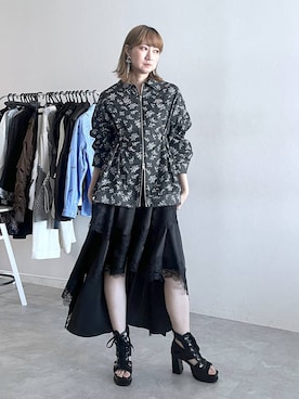 「HARE（ハレ）のアイテム（ワンピース/ドレス）」を使った、inhhhan®さん（レディース・165cm）の冬コーディネート