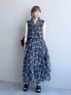 「HARE（ハレ）のアイテム（イヤリング）」を使った、inhhhan®さん（レディース・165cm）の春コーディネート