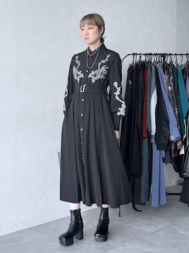 「アイテム（ブーツ）」を使った、inhhhan®さん（レディース・165cm・40代）の夏コーディネート