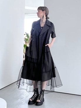「アイテム（トートバッグ）」を使った、inhhhan®さん（レディース・165cm・40代）の夏コーディネート