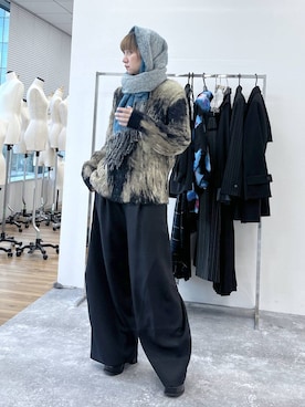 「アイテム（スラックス）」を使った、inhhhan®さん（レディース・165cm・40代）の秋コーディネート