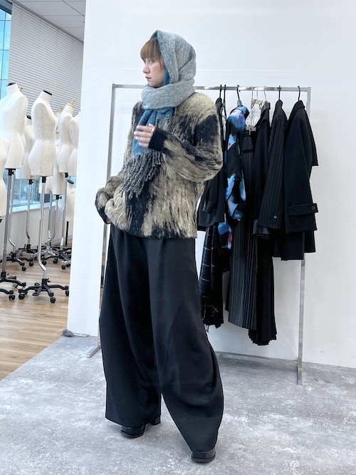 【SET UP対応】3ディメンションワイドパンツ(HARE)