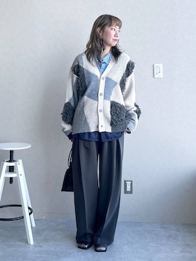 「アイテム（ピアス（両耳用））」を使った、inhhhan®さん（レディース・165cm）の秋コーディネート