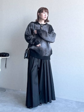 「アイテム（ピアス（両耳用））」を使った、inhhhan®さん（レディース・165cm・40代）の冬コーディネート