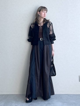 「アイテム（キャミソール）」を使った、inhhhan®さん（レディース・165cm・40代）の夏コーディネート