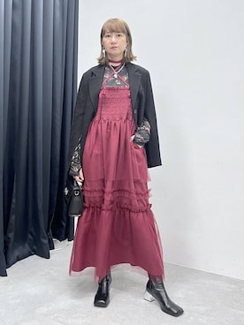 「HARE（ハレ）のアイテム（ジャケット/アウター）」を使った、inhhhan®さん（レディース・165cm）の冬コーディネート