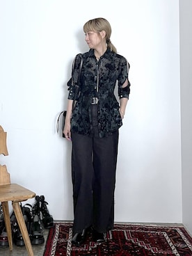 「アイテム（ブーツ）」を使った、inhhhan®さん（レディース・165cm・40代）の夏コーディネート