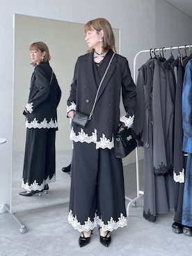 「HARE（ハレ）のアイテム（バッグ）」を使った、inhhhan®さん（レディース・165cm）の冬コーディネート