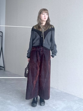 「アイテム（ピアス（両耳用））」を使った、inhhhan®さん（レディース・165cm・40代）の秋コーディネート