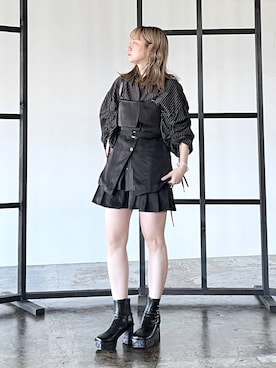 「アイテム（ネックレス）」を使った、inhhhan®さん（レディース・165cm・40代）の夏コーディネート