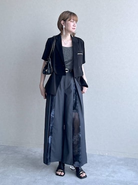 「HARE（ハレ）のアイテム（イヤリング）」を使った、inhhhan®さん（レディース・165cm）の春コーディネート