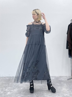 「HARE（ハレ）のアイテム（ワンピース/ドレス）」を使った、inhhhan®さん（レディース・165cm）の夏コーディネート