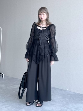 「アイテム（キャミソール）」を使った、inhhhan®さん（レディース・165cm・40代）の夏コーディネート