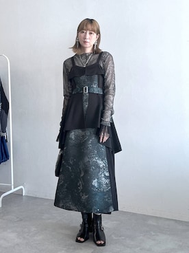 「HARE（ハレ）のアイテム（ワンピース/ドレス）」を使った、inhhhan®さん（レディース・165cm）の春コーディネート