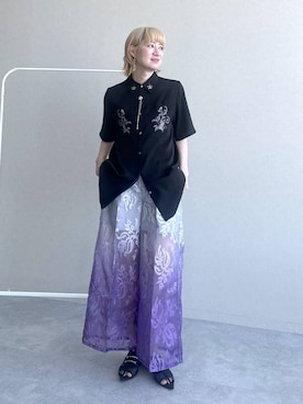 「HARE（ハレ）のアイテム（イヤリング）」を使った、inhhhan®さん（レディース・165cm）の春コーディネート