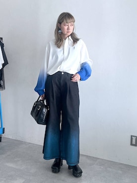 「アイテム（ブーツ）」を使った、inhhhan®さん（レディース・165cm・40代）の夏コーディネート