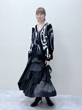 「アイテム（ピアス（両耳用））」を使った、inhhhan®さん（レディース・165cm・40代）の秋コーディネート