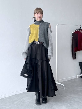 「アイテム（ピアス（両耳用））」を使った、inhhhan®さん（レディース・165cm・40代）の秋コーディネート