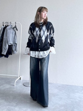 「JEANASIS（ジーナシス）のアイテム」を使った、inhhhan®さん（レディース・165cm）の秋コーディネート