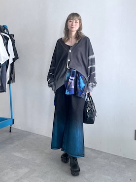 「アイテム（ブーツ）」を使った、inhhhan®さん（レディース・165cm・40代）の夏コーディネート