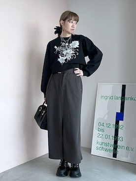 「アイテム（スウェット）」を使った、inhhhan®さん（レディース・165cm・40代）の秋コーディネート