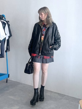 「アイテム（ブーツ）」を使った、inhhhan®さん（レディース・165cm・40代）の夏コーディネート
