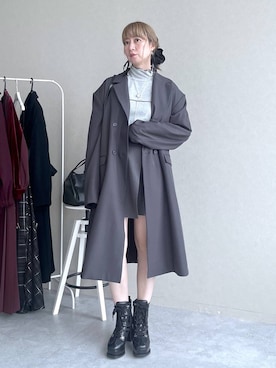 「アイテム（ネックレス）」を使った、inhhhan®さん（レディース・165cm・40代）の秋コーディネート