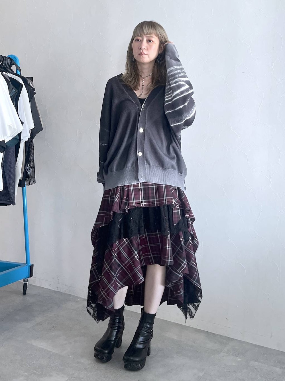 新品　【エヴァンゲリオンコラボ】A.T.フィールドカーディガン ハレ」が「新世紀エヴァンゲリオン」とコラボ A.T.フィールド