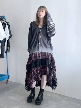 「アイテム（ブーツ）」を使った、inhhhan®さん（レディース・165cm・40代）の夏コーディネート