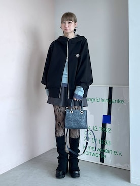 「アイテム（ピアス（両耳用））」を使った、inhhhan®さん（レディース・165cm・40代）の秋コーディネート