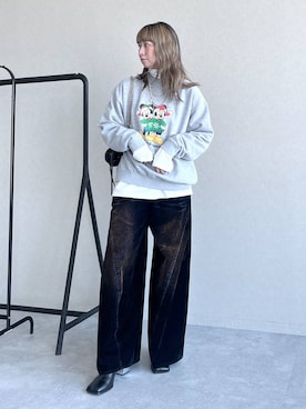 「アイテム（スウェット）」を使った、inhhhan®さん（レディース・165cm・40代）の秋コーディネート