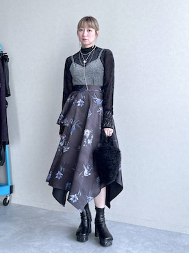 「アイテム（ピアス（両耳用））」を使った、inhhhan®さん（レディース・165cm）の夏コーディネート