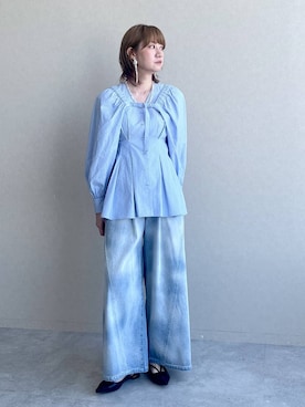 「HARE（ハレ）のアイテム（イヤリング）」を使った、inhhhan®さん（レディース・165cm）の春コーディネート