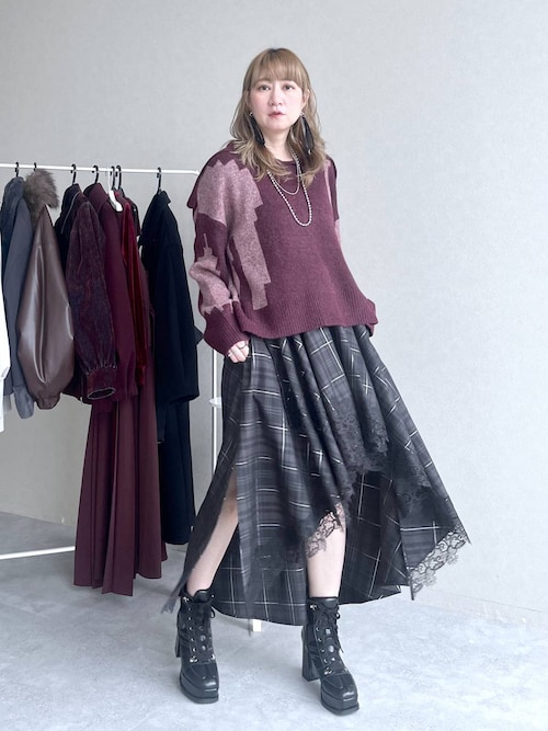 ベロアリボンピアス(HARE)