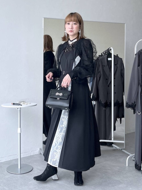 CEREMONY SET UP対応】レースデザインキャミワンピース(HARE