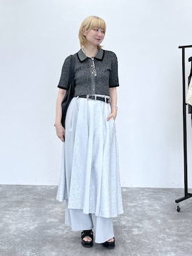 「HARE（ハレ）のアイテム（ブーツ）」を使った、inhhhan®さん（レディース・165cm）の春コーディネート