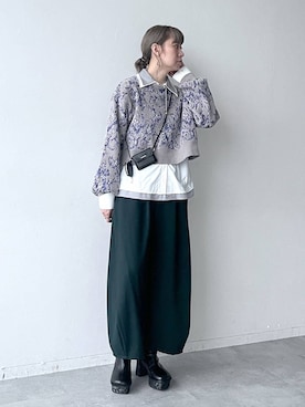 「アイテム（財布）」を使った、inhhhan®さん（レディース・165cm）の秋コーディネート