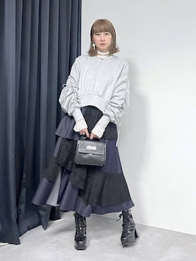 「アイテム（ピアス（両耳用））」を使った、inhhhan®さん（レディース・165cm・40代）の冬コーディネート