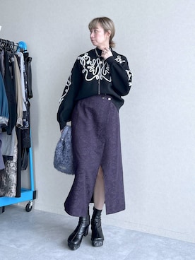 「HARE（ハレ）のアイテム（ピアス（両耳用））」を使った、inhhhan®さん（レディース・165cm）の夏コーディネート