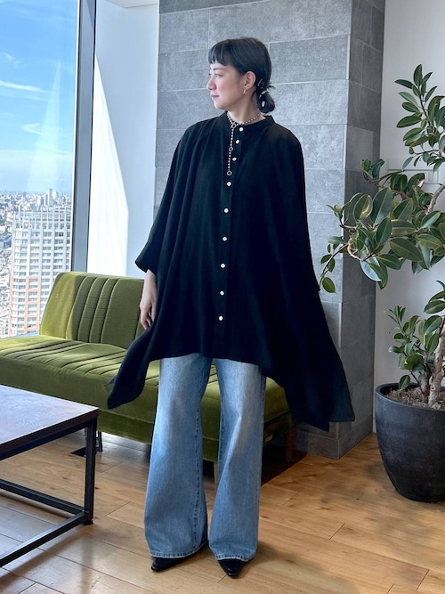 【eL】Loose wide Denim Pants/246474