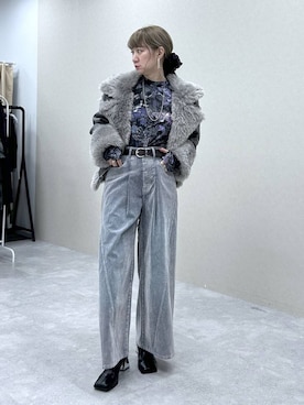 「HARE（ハレ）のアイテム（ピアス（両耳用））」を使った、inhhhan®さん（レディース・165cm）の秋コーディネート