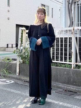 「アイテム（イヤリング）」を使った、inhhhan®さん（レディース・165cm・40代）の秋コーディネート