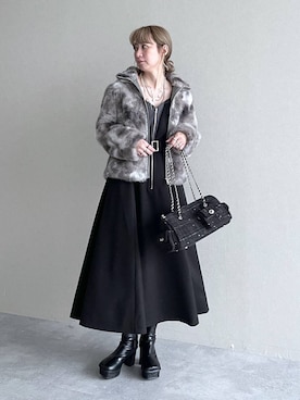 「アイテム（ワンピース）」を使った、inhhhan®さん（レディース・165cm・40代）の秋コーディネート