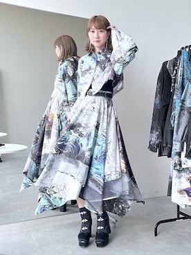 HARE 晴詣　ハレ　サークルシャツ by MAO KAWASAKI サークルシャツ by MAO KAWASAKI(HARE)を使った人気ファッション