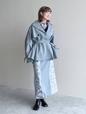 「HARE（ハレ）のアイテム（ジャケット/アウター）」を使った、inhhhan®さん（レディース・165cm）の冬コーディネート