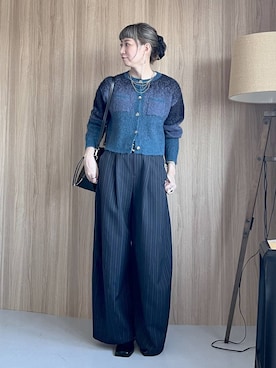 「アイテム（カーディガン/ボレロ）」を使った、inhhhan®さん（レディース・165cm・40代）の夏コーディネート