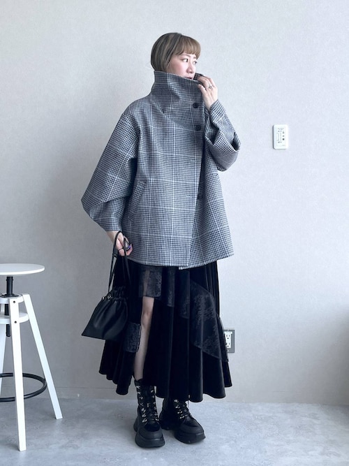 ウーリーテック2WAYミドルコート(HARE)（チェスターコート